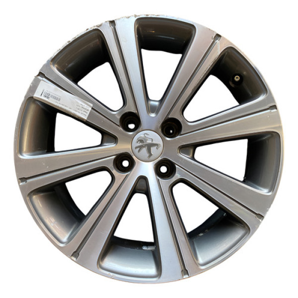 Roda Avulsa Aro 17 Peugeot 408 2014 2015 2016 Prateado