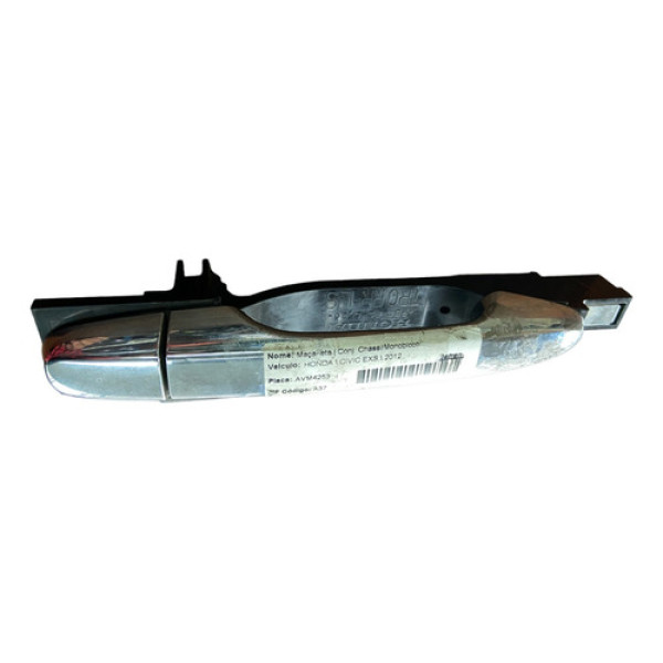 Maçaneta Externa Traseira Esquerda Honda Civic 2012 2013