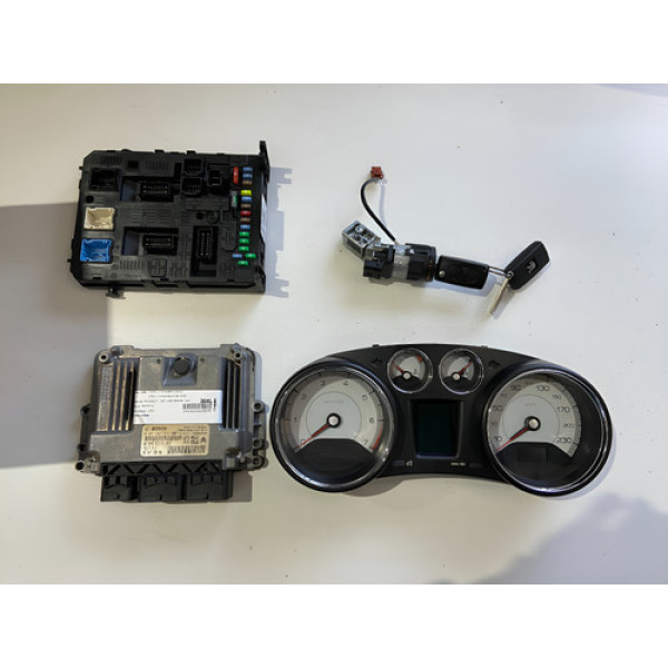 Kit Chave Módulo Injeção Peugeot 408 1.6 Thp 2013 2014