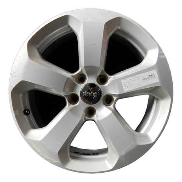 Roda Avulsa Aro 17 Jeep Compass Sport 5x110 2017 2018 Prateado