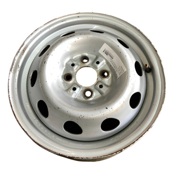 Roda Ferro Aro 14 Fiat Strada 2013 A 2020 Prateado