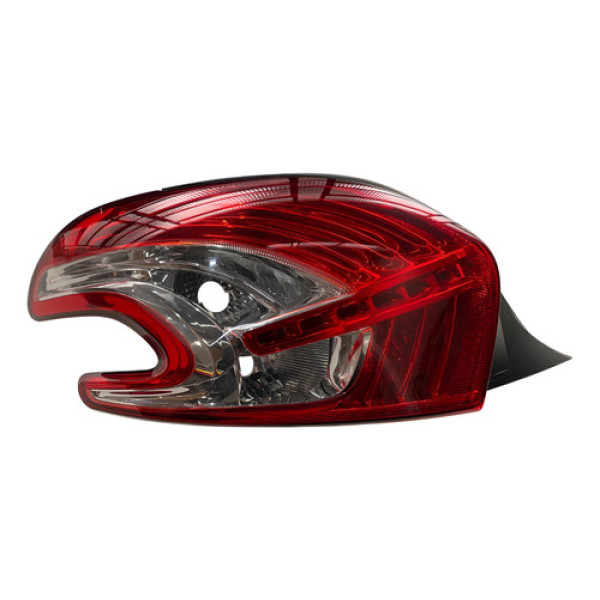 Lanterna Traseira Esquerdo Peugeot 208 2014 2015 Esquerdo Vermelho