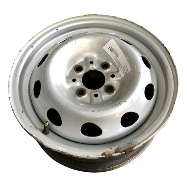 Roda Ferro Aro 14 Fiat Strada 2013 A 2020 Prateado