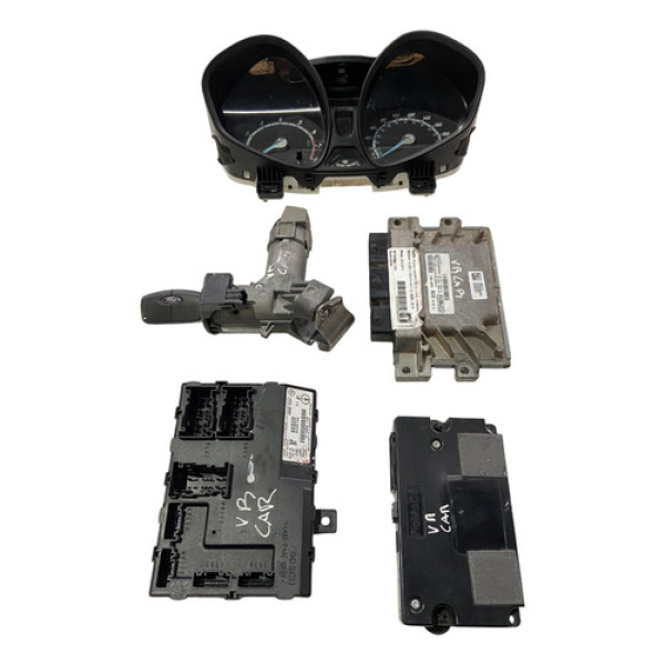 Kit Chave Modulo Injeção New Fiesta 1.6 Manual 2015 2016