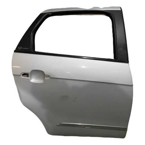 Porta Traseira Direita Fiat Siena 2014 2015 2016 2017 Traseira Direito Prateado