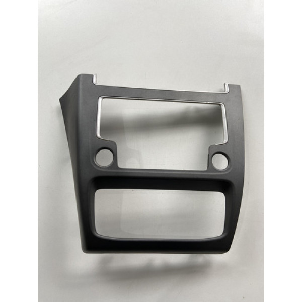 Moldura Acabamento Painel Radio Vw Spacefox 2014 2015 Cinza