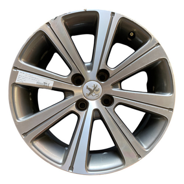Roda Avulsa Aro 17 Peugeot 408 2014 2015 Prateado