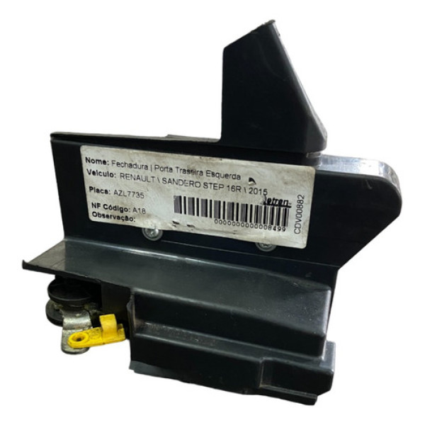 Fechadura Elétrica Dian Esquerdo Renault Sandero Logan 15 18
