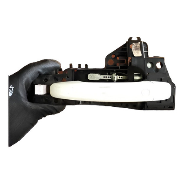 Maçaneta Externa Dianteira Direita Audi Q5 2.0 2011 2012 Branco Dianteira