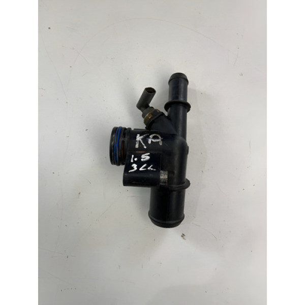 Flange Do Motor Ford Ka 1.0 3cc 2014 2015 Preto