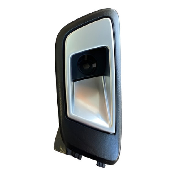 Maçaneta Interna Porta Traseira Direita New Fiesta 2014 2015 Prateado Traseira