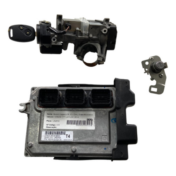 Kit Chave Modulo Injeção Honda Fit 1.5 2013 2014