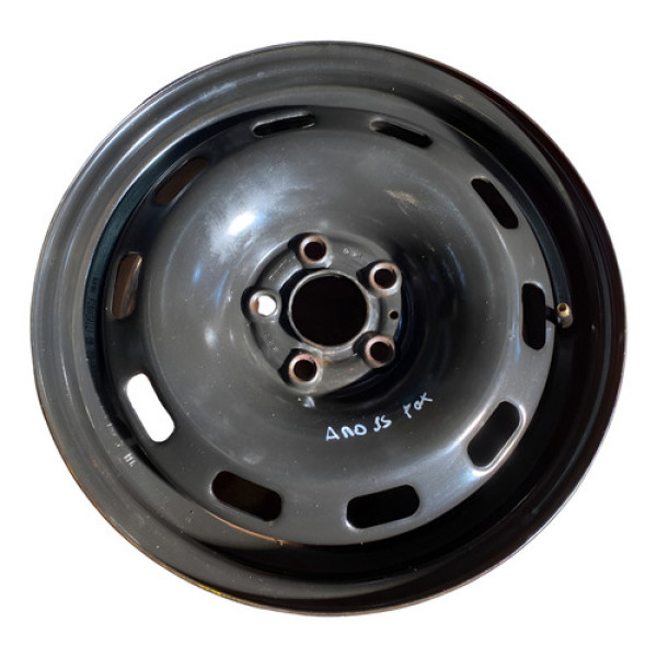 Roda Aro 15 Tala 6 5x100 Spacefox 2015 2016 5z0601027k Preto