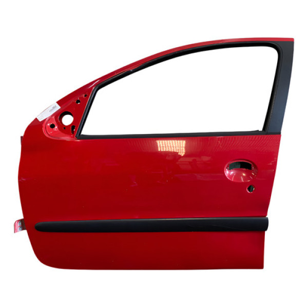 Porta Dianteira Esquerda Peugeot 1.6 Escapade 2007 (avaria) Dianteira Esquerdo Vermelho