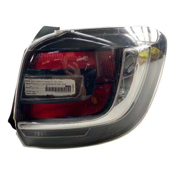 Lanterna Traseira Sandero Stepway 2015 (com Avaria) Direito Vermelho
