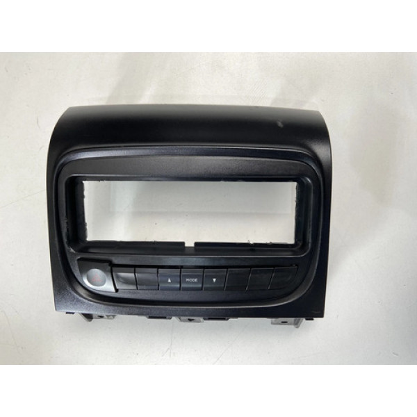 Moldura Painel Rádio Fiat Siena Strada 2014 2015 2016 Preto