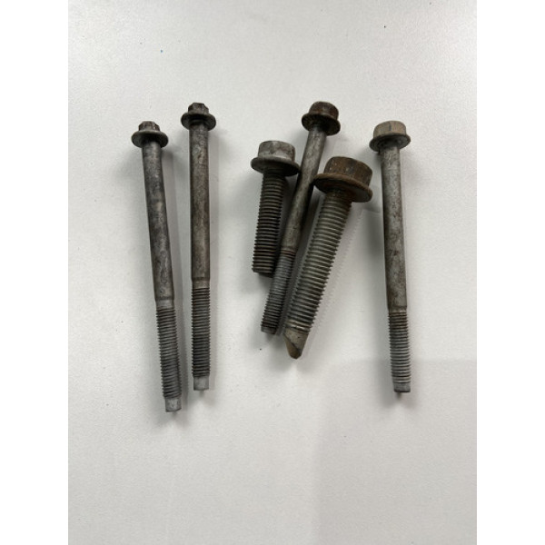 Kit 6 Parafusos Sortido Automotivo 51 Prateado