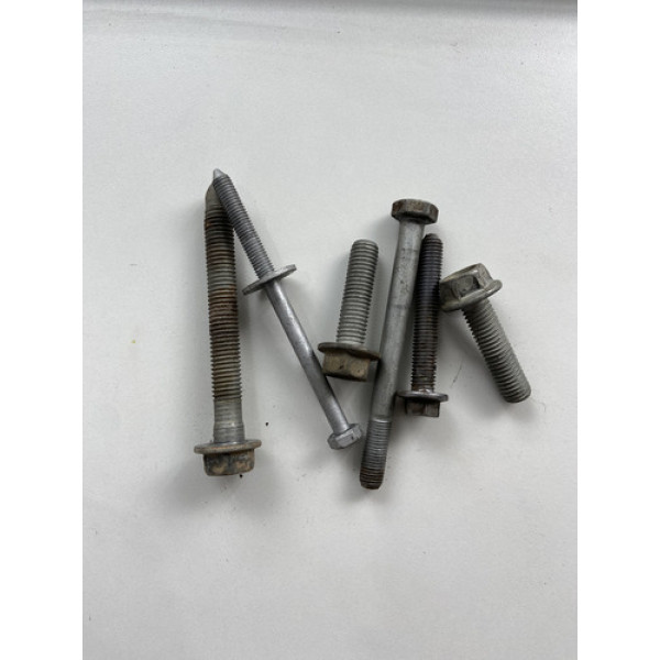 Kit 6 Parafusos Sortido Automotivo 60 Preto