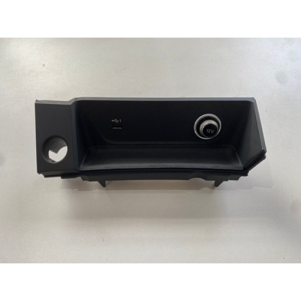 Moldura Da Tomada 12v Audi A5 2.0 2017 2018 Preto