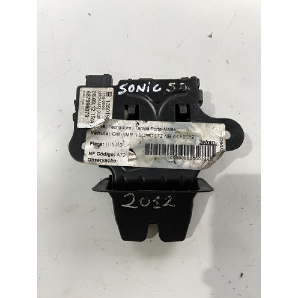 Fechadura Da Tampa Traseira Sonic 2013