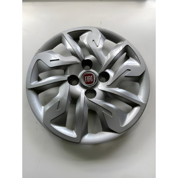 Calota Fiat Argo 1.8 Aro 14 2017 2018 2019 Unidade Prateado