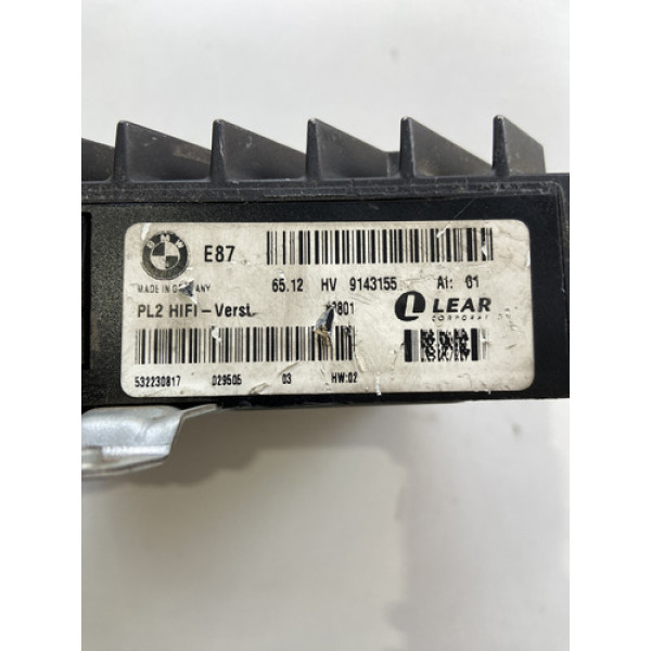 Módulo Amplificador Som Bmw 120i 2005 2012 Preto