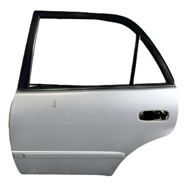 Porta Traseira Esquerda Corolla 2001 2002 Esquerdo Prateado