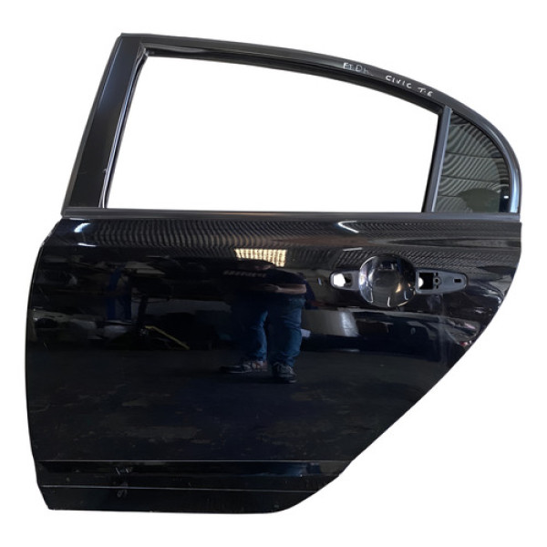 Porta Traseira Esquerda Honda New Civic 2007 2008 2009 2010 Traseira Esquerdo Preto