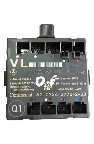 Modulo Da Porta Dianteira Esquerda Mercedes A200 2014 2015
